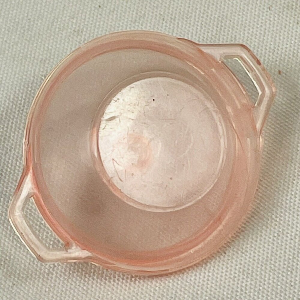 Mattel Barbie Pink Kitchen Matching Pot & Casserole Pan With Lids 4 Pc Vintage - Picture 8 of 13